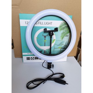 เฉพาะไฟแต่งหน้า ไฟไลฟ์สด ไฟขนาด 30CM RING LIGHT LED 30CM พร้อมที่จับโทรศัพท์