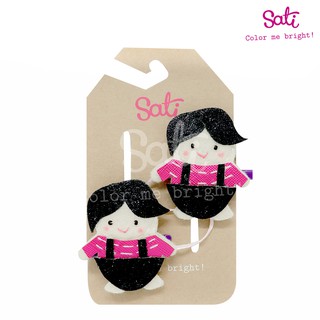 SATI - กิ๊บหนีบผม - ML. CHUBBY TWINS LC088