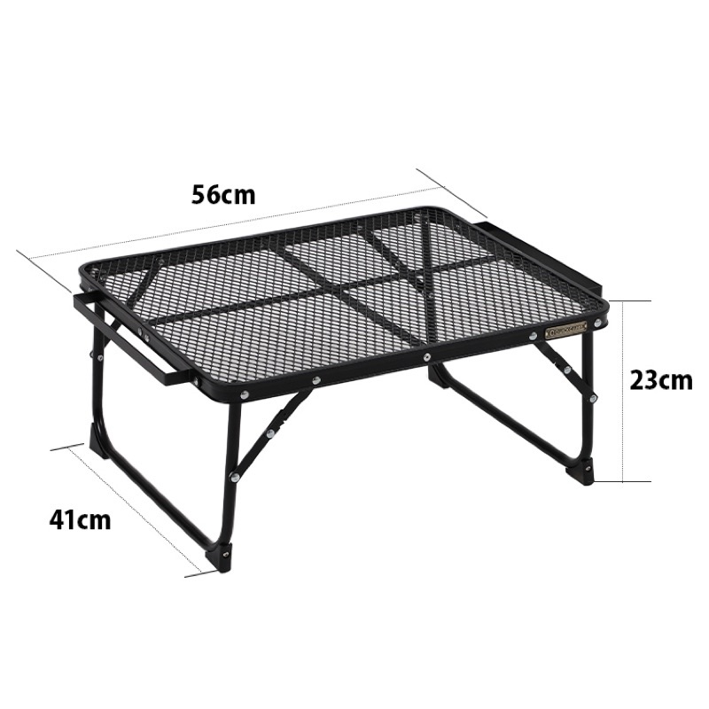 🔥โต๊ะตะแกรง (QUICKCAMP) QC-MT50 BK