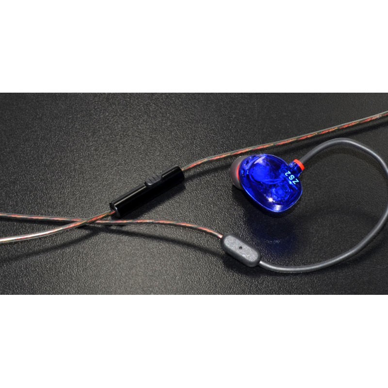 KZ  หูฟังอินเอียร์ ZS2 แบบ 2Driver ไม่มีไมโครโฟน เพิ่ม Subwoofer ให้เบสหนักขึ้น (Blue)