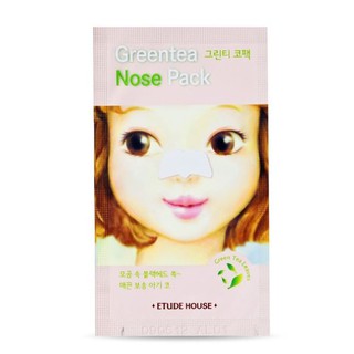 พร้อมส่ง‼️Etude House Green Tea Nose Pack แผ่นลอกสิวเสี้ยนบริเวณจมูก