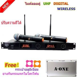 ไมค์โครโฟนไร้สาย ไมค์ลอบคู่ Wireless Microphone รุ่นA-888A