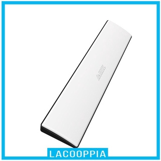 [Lacooppia] แผ่นรองข้อมือคีย์บอร์ด หนัง Pu กันลื่น สีขาว สําหรับเดสก์ท็อป Pc 61 คีย์