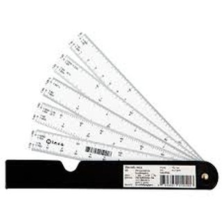 ไม้สเกลพับ 19 ซม. อินคา INCA Folding Scale Ruler ไม้สเกล