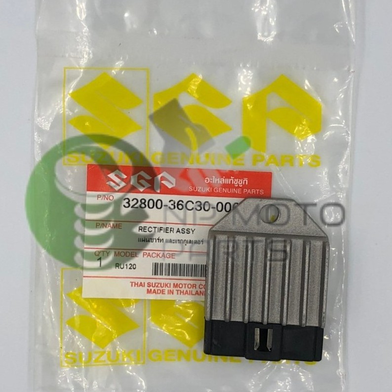 (RU120/STINGER12V ปลั๊กเรียง/36C30) แผ่นชาร์ท เดิมอย่างดี รุ่น อากีร่า120/สติงเกอร์12V ปลั๊กเรียง/36C30