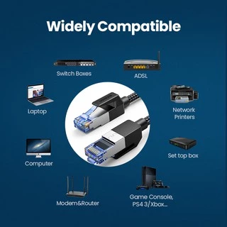 Ugreen สายเคเบิล อีเธอร์เน็ต Cat 8 40 Gbps 2000 Mhz สําหรับแล็ปท็อป Ps 4 Router Rj45