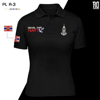 PL A-3 เสื้อโปโลกองทัพเรือหญิง งานปัก