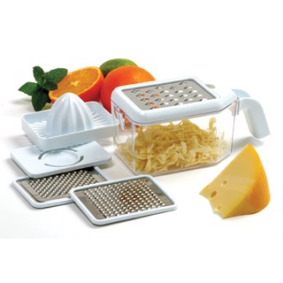 เครื่องครัวอเนกประสงค์ ที่คั้นน้ำส้ม ที่ขูดชีส และที่แยกไข่ขาว Multi-Grater with Juice &amp; Egg Separator kitchen Smart Kit