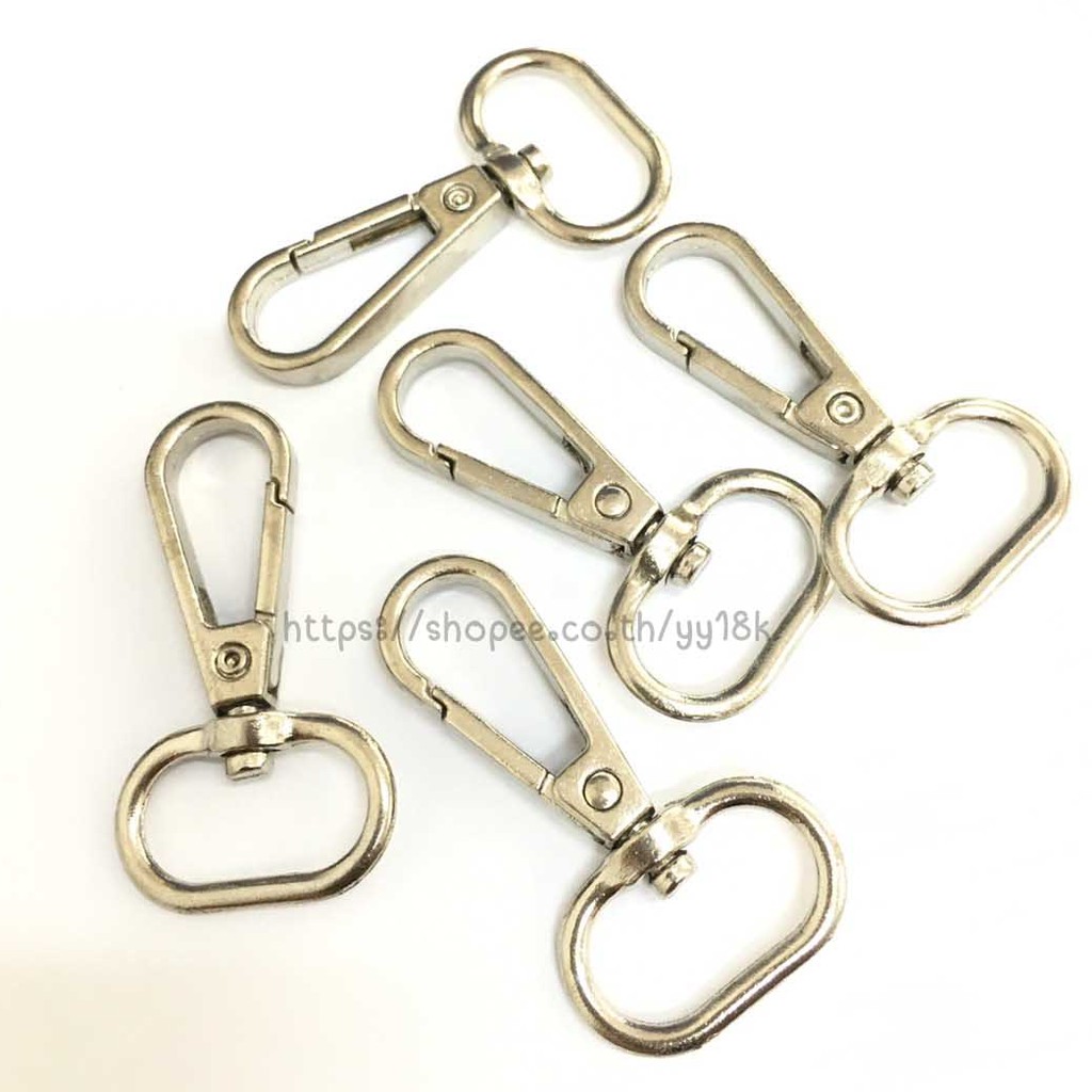 คอหมาแฟชั่น 6 หุน สีเงิน (100ชิ้น/ถุง)