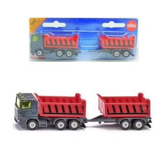 SIKU Truck with dumper body and tipping trailer ซิกุโมเดล รถพ่วงบรรทุก รหัส SK1685