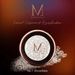 Merrezca Pearl Pigment Eyeshadow  No.1 Snowflake