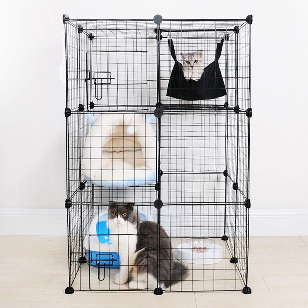 PetStern DIY รั้วกั้นสุนัข Dog Cage คอกกั้นสัตว์ กรง DIY กรงสุนัข กรงกระต่าย กรงหมา ประกอบได้หลากหลายรูปทรง รูปที่ 2