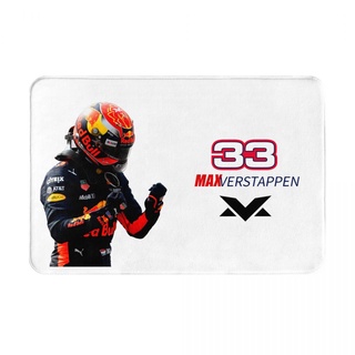 Max Verstappen (2) พรมเช็ดเท้า ผ้าสักหลาด กันลื่น ดูดซับน้ํา แห้งเร็ว สําหรับห้องน้ํา 16x24 นิ้ว พร้อมส่ง