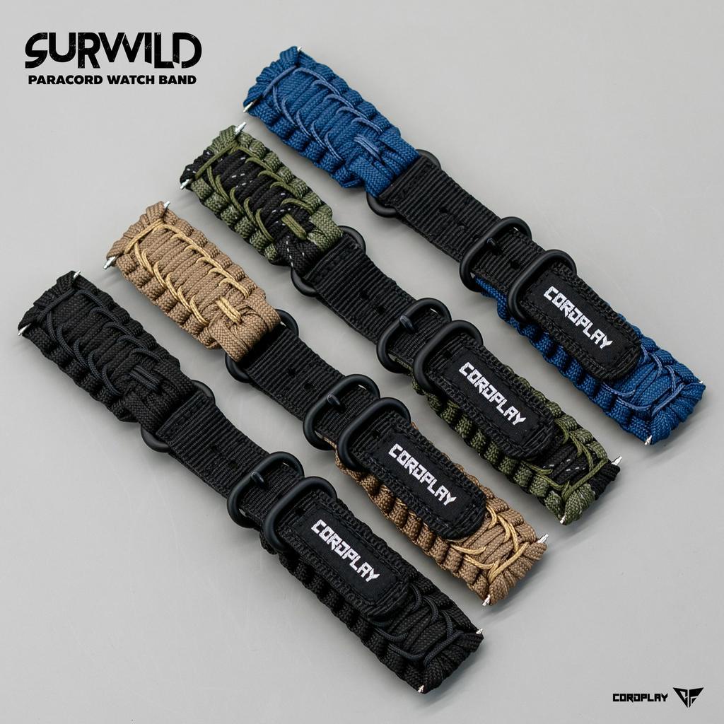 สายนาฬิกา SURWILD สำหรับ AMAZFIT T-REX 2 พร้อมชุดไขควง [[ใส่กับ T-REX และ T-REX PRO ไม่ได้]]