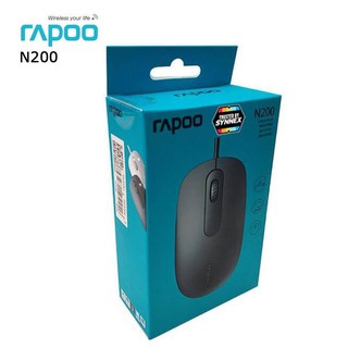 RapooN200 Wired Mouse 1000DPI Gaming Mouse Optical USB เม้าส์