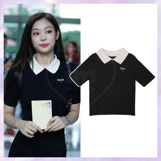 Preoder เสื้อคอปกแบบเจนนี่ JENNIE BLACKPINK