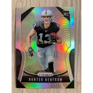 2019 Panini Prizm Football : NFL Las Vegas - Hunter Renfrow #357 Rookie/ Silver