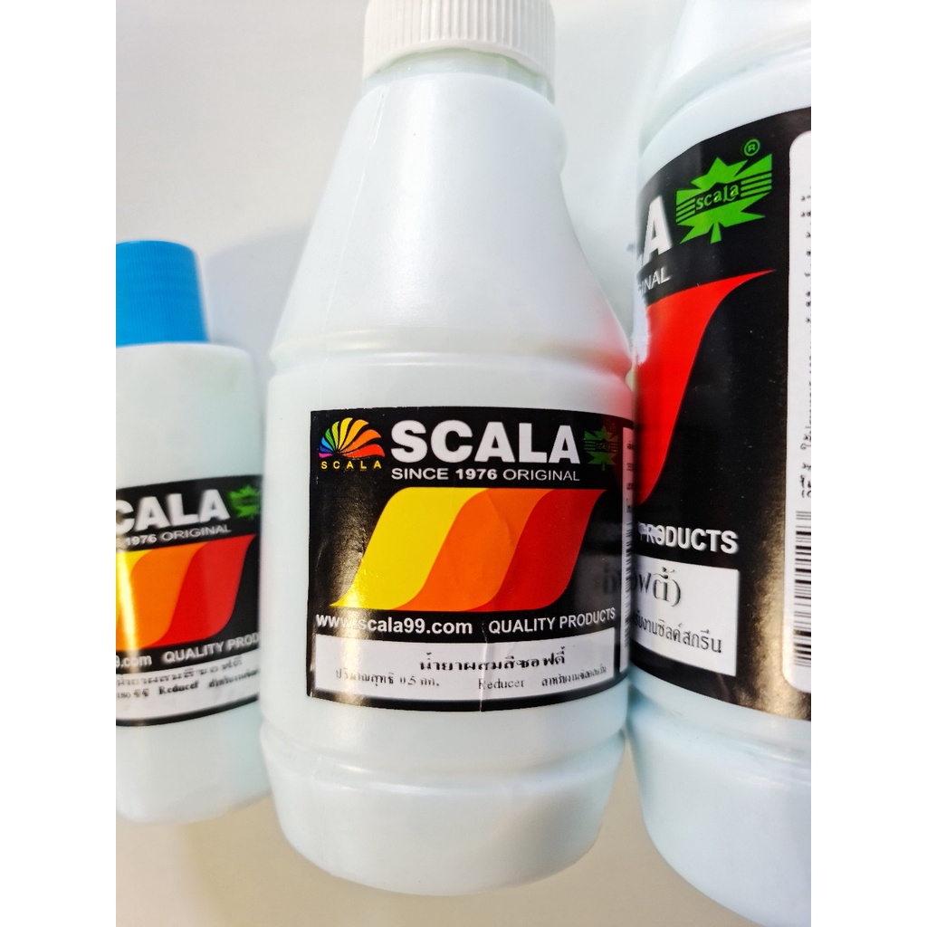 Scala น้ำยาผสมสีซอฟตี้ ขนาด 150/500/1000 ml น้ำยาเคลือบบล๊อค (1ขวด)