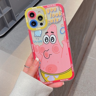 For Redmi 9A 9C 9T 10 Note 7 8 9 10 11 Pro 9S 10S 11S Xiaomi Mi 8 10 11 Lite 10T 11T 12 POCO M3 M4 X3 GTSpongeBob &amp; Patrick Star Soft Case Camera Lens ransparent Cover | DFC017