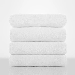ผ้าเช็ดตัว ผ้าขนหนูโรงแรม น้ำหนัก 453 กรัม/ผืน 12 ปอนด์/โหล สีขาว Blue Sleep