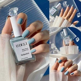 สีทาเล็บกึ่งเจล ไม่อบ U-DELI Vegan Nail Polish โทนพาสเทล Pastel U689-692 16ml Pigmetแน่น สีสวย Group