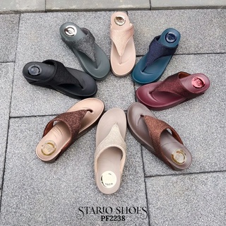 ShuzJai.STARIO.2238&lt;&lt; ล็อตใหม่&gt;&gt; sister พื้นฟูสบายเท้ามาก งานดีหนีบเบสิค  ส้นนิ่ม ใส่ปังมาก