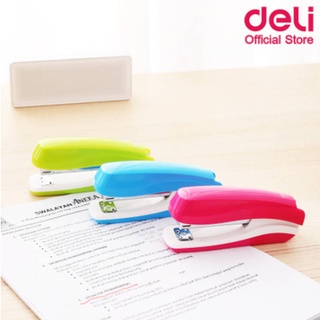 Deli เครื่องเย็บกระดาษ 25 แผ่น 0350 Stapler Half Strip 25 sheets