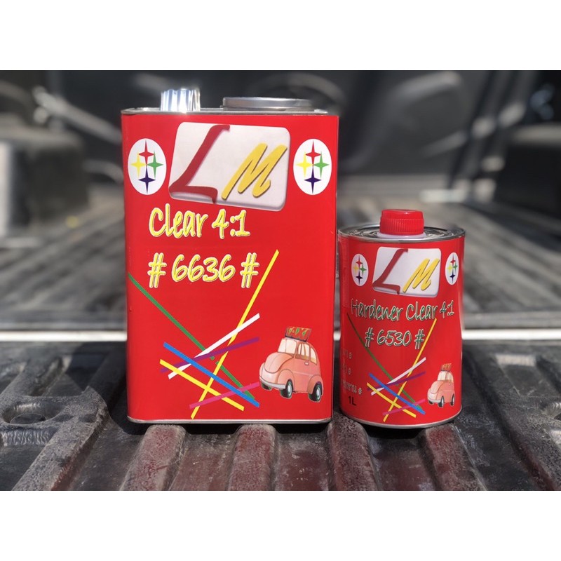 แลคเกอร์2K 4:1 LMแดง