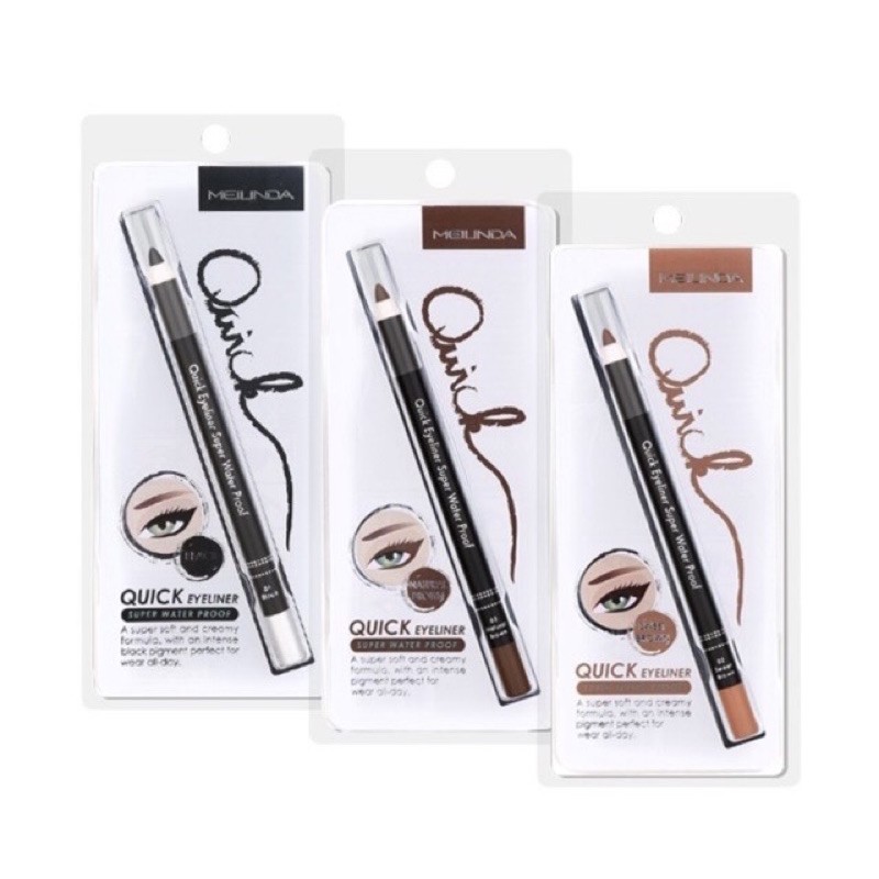I Mei Linda Quick EyeLiner Duo Set Super Water Proof อายไลเนอร์สูตรกันน้ำ พร้อมกบเหลา MD-3057