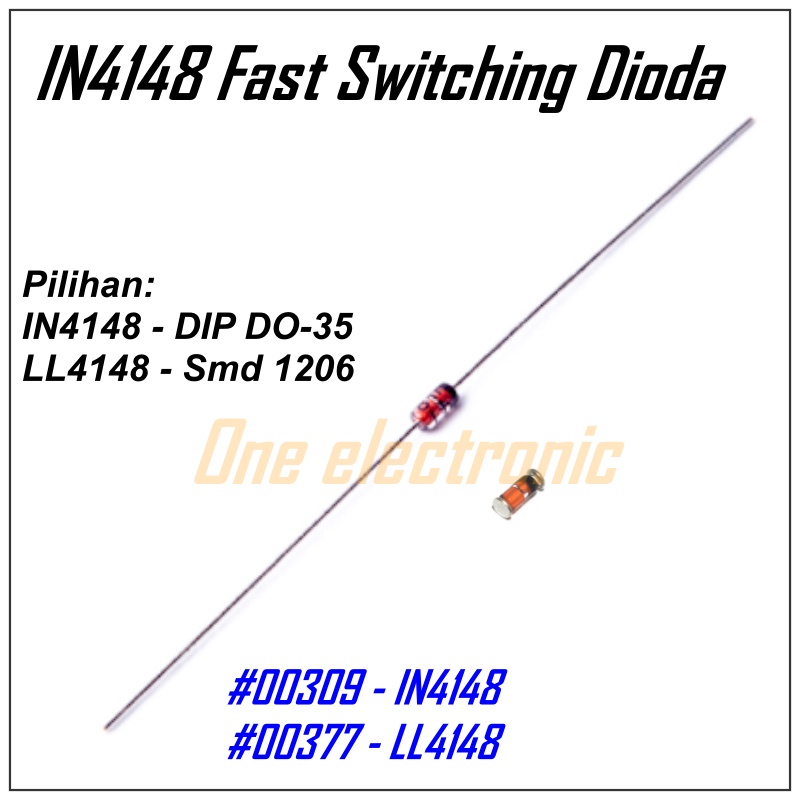ไดโอด IN4148 DIP DO-35 4148 LL4148 LL34 SMD ไดโอดสลับเร็ว