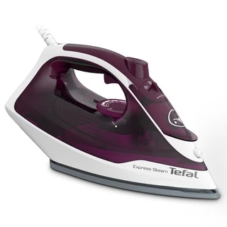 ทีฟาล์ว เตารีดไอน้ำ 2400 วัตต์ สีม่วง/ขาว รุ่น FV2845 TEFAL STEAM IRON 2400 WATTS FV2845