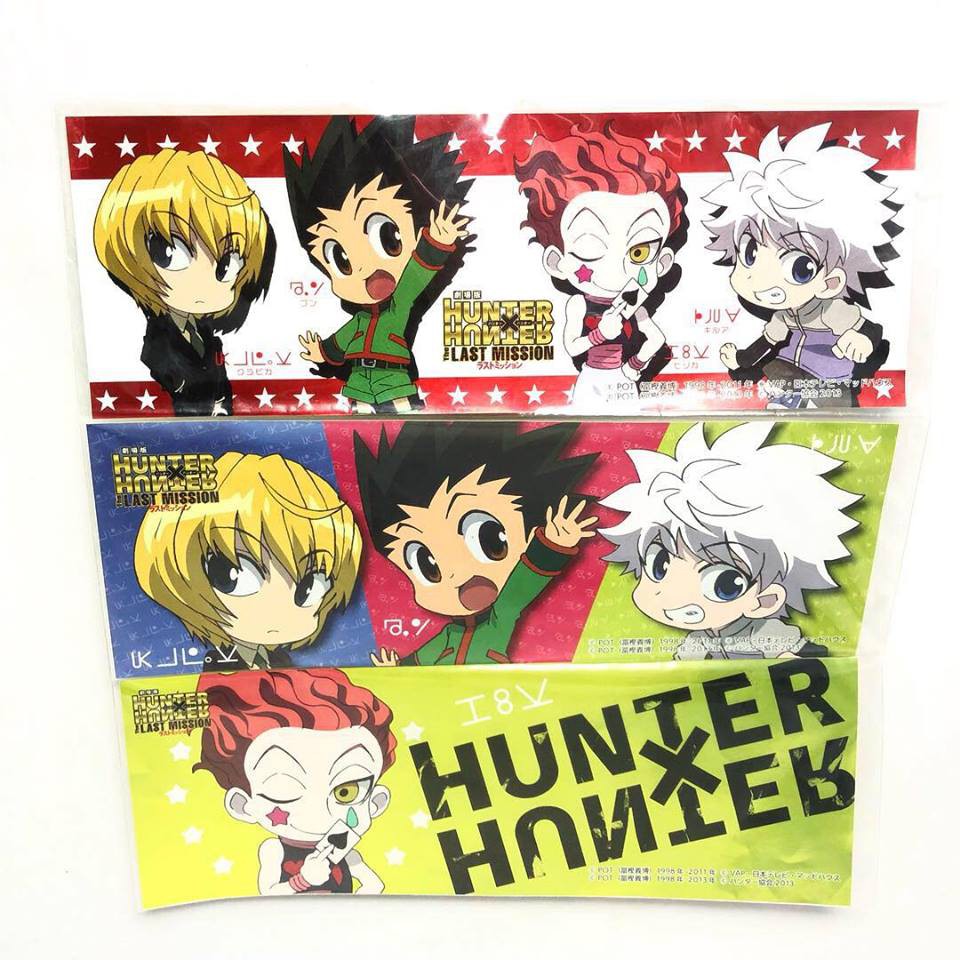 Hunter X Hunter Stickers สติกเกอร์ จาก ฮันเตอร์Xฮันเตอร์ แท้ จากญี่ปุ่น