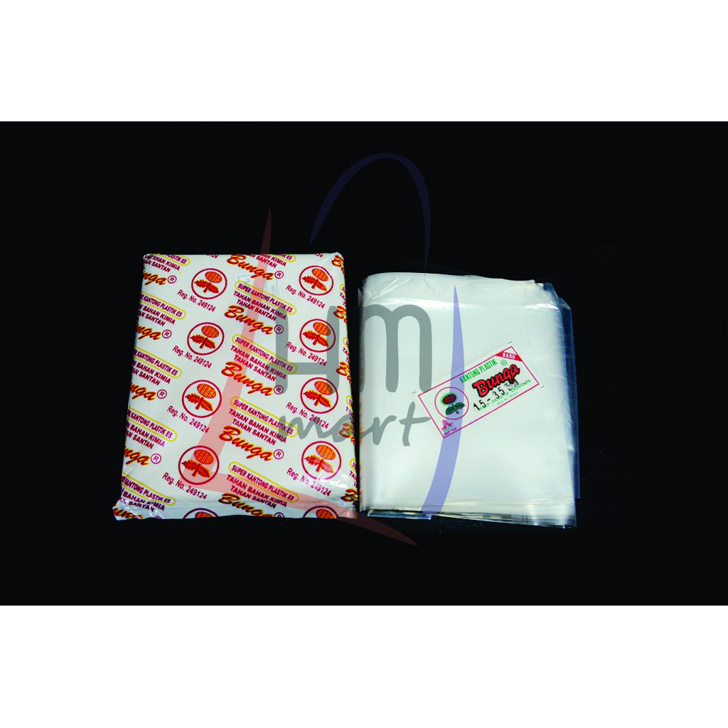 ถุงพลาสติกดอกไม้ LDPE ขนาด 15x35 ดอก Pe 15x35