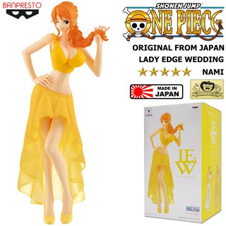 Model Figure งานแท้ Original แมวทอง One piece วันพีซ เต็มพิกัดสลัดจอมลุย Nami นามิ Lady Edge Wedding ชุดแต่งงาน