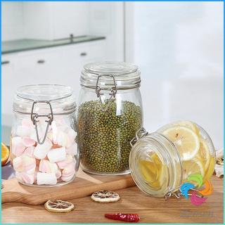 Bensen [A648] โหลแก้วมีฝาปิด โหลแก้วสูญญากาศ  มีหลายขนาดให้เลือก Glass sealed jar