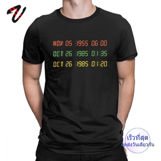 เสื้อยืดผ้าฝ้าย พิมพ์ลายภาพยนตร์ Back To The Future Fiction Time Circuits สําหรับผู้ชาย