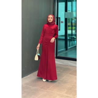 🧡อก36-42 ชุดนิกะห์​ ชุดรายอ​ ชุดมุสลิมอิสลาม​ ชุดผู้หญิงอิสลาม​ hijab