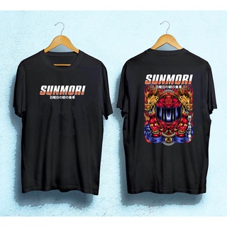 เสื้อยืด พิมพ์ลาย Sunmori OREN TSHIRT DISTRO สไตล์ญี่ปุ่น สีส้ม