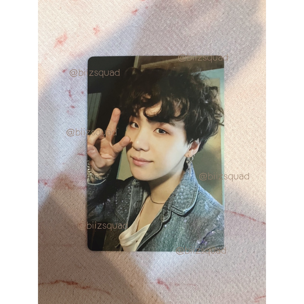 BTS mini Photocard Army Bomb Suga ver.3 มินิโฟโต้การ์ดจากมี่บอม ชูก้า ยุนกิ