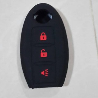 ซิลิโคนแบบหนา  Nissan March / Juke / Note / Navara (Smart Key) -- ส่ง Kerry เก็บเงินปลายทางได้ --