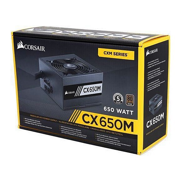 (PSU) CORSAIR CX650M 650W 80+