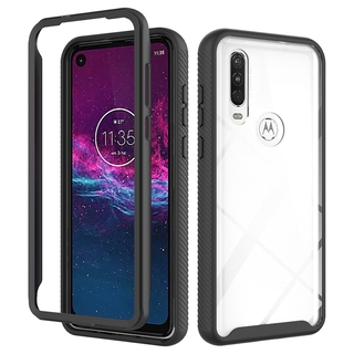 เคสโทรศัพท์มือถือ แบบใส กันกระแทก สําหรับ Motorola One Action One Fusion One Hyper One Macro