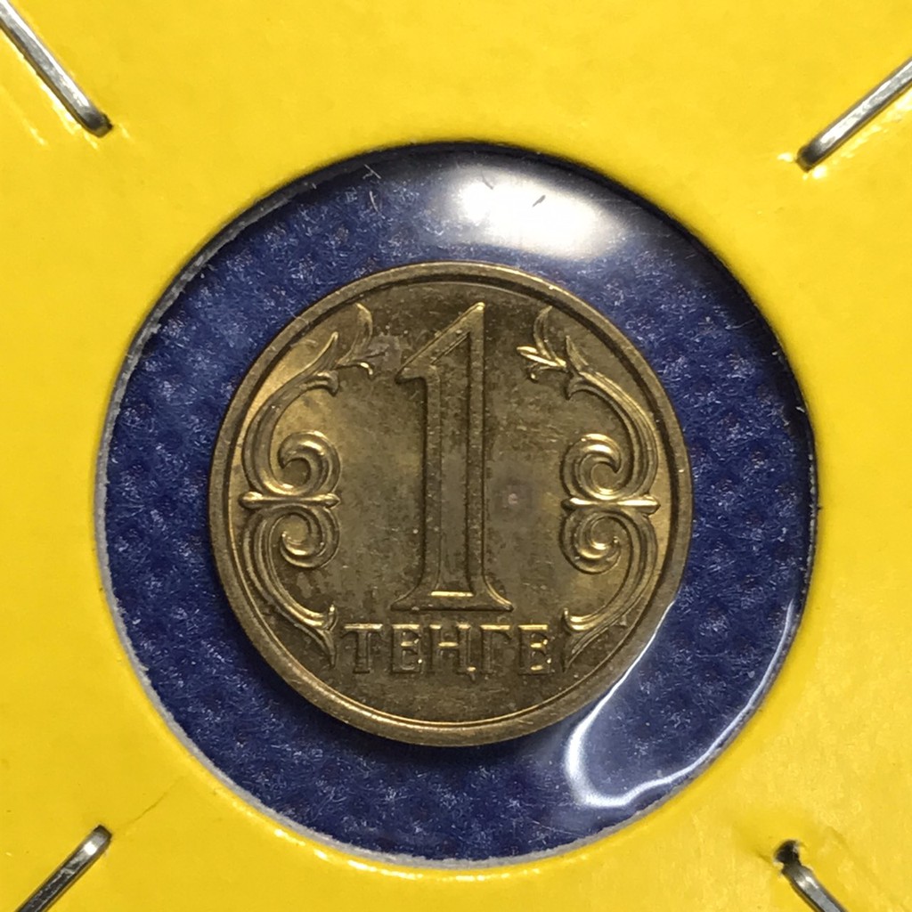 เหรียญเก่า#13632 ปี2017 KAZAKHSTAN 1 TENGE เหรียญต่างประเทศ เหรียญหายาก เหรียญสะสม
