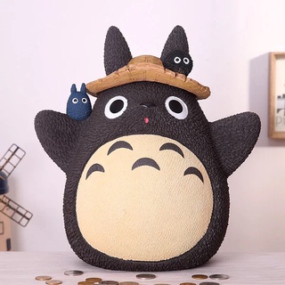 โตโตโร่ กระปุกออมสินโทโทโร่ รุ่น TOTORO ใส่หมวกฟาง พร้อมส่ง🇹🇭