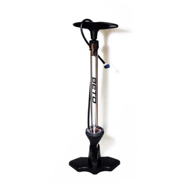 PUMP BETO สูบลมตั้งพื้นอลูมิเนียม สูบจักรยาน สูบลม แบบมีเกย์  รุ่น CMP-155AG7 / 0542