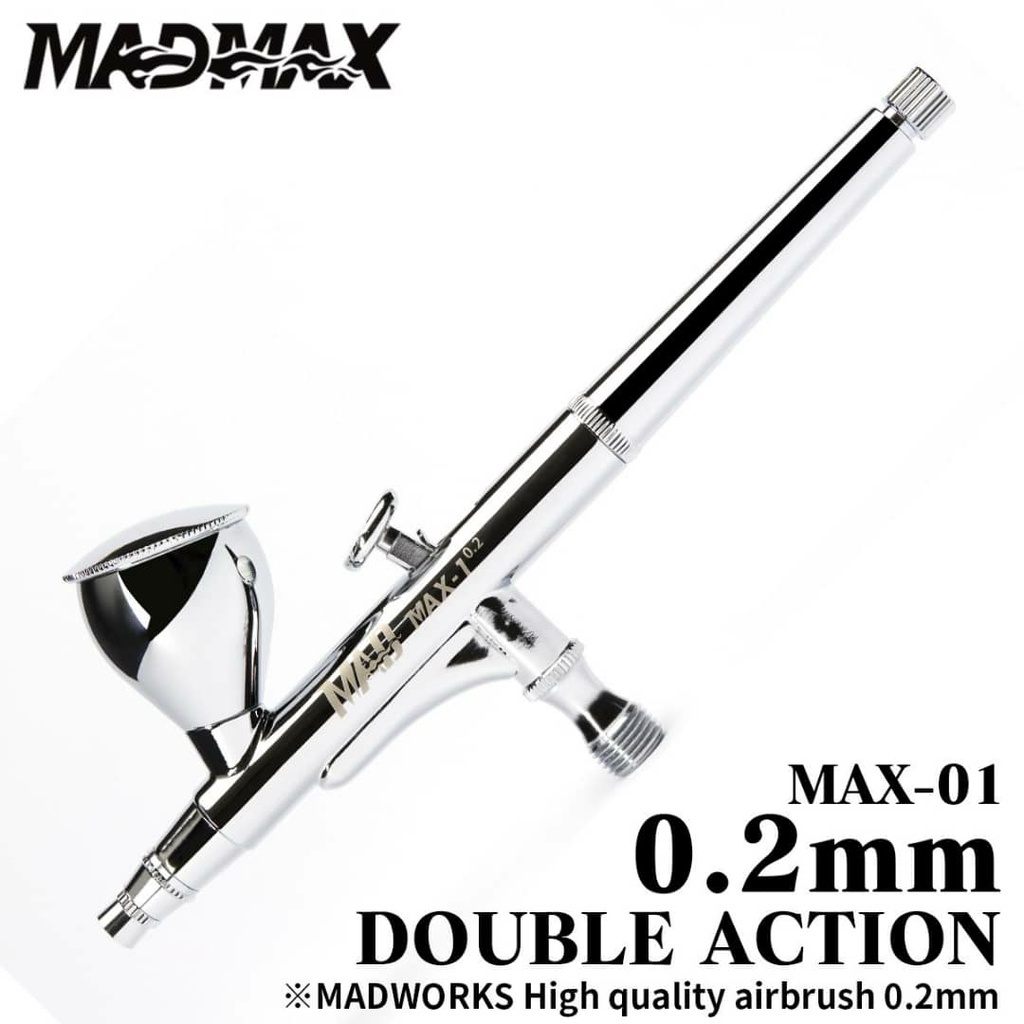 MADWORKS คุณภาพสูง AIRBRUSH DOUBLE ACTION 0.2MM