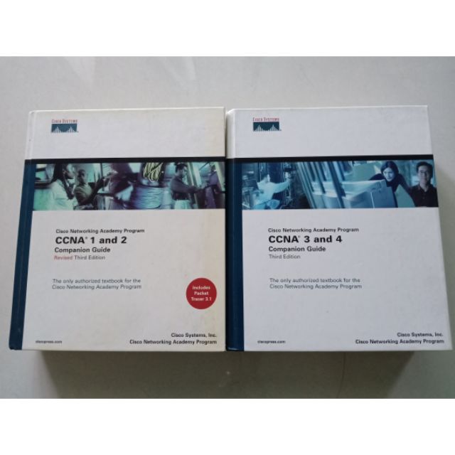 หนังสือมือสอง Cisco CCNA 1-2, 3-4 Companion Guide