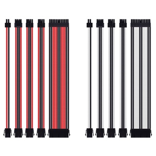 R* สายเคเบิลพาวเวอร์ซัพพลาย 24Pin A TX 8Pin EPS 4Pin EPS 8Pin PCI-E ใช้งานง่าย