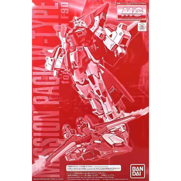 Bandai Gundam MG 1/100 Mission Pack W-Type สําหรับ Gundam F90 Model Kit