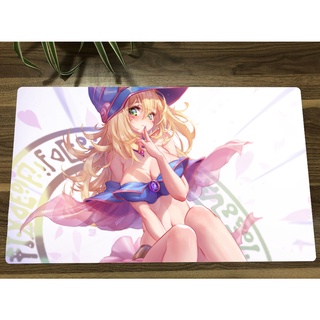 Yugioh DARK Magician Girl TCG แผ่นรองเมาส์ยาง กันลื่น สําหรับเล่นเกม